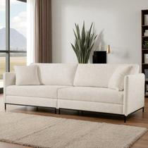 Sofá Fixo Ravi 4 Lugares Luxo 2,90m Castellar Móbile Sofá Fixo Ravi 4 Lugares Luxo 2,90m Castellar Móbile