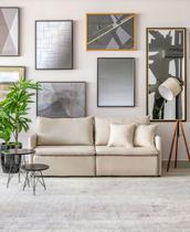 Sofá Flix - Linho Scott Palha