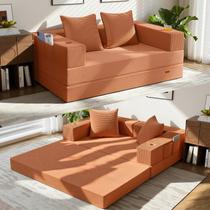 Sofá Futon Conversível 4 em 1 COMAX Sofá Futon Conversível 4 em 1 COMAX