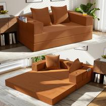 Sofá Futon Dobrável Conversível 4 em 1 COMAX Sofá Futon Dobrável Conversível 4 em 1 COMAX