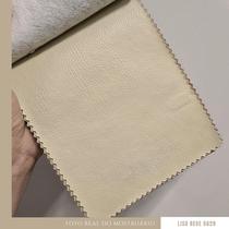 Sofá Gianni Bipartido Tecido Corano Pé Base Madeira 230cm