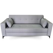 Sofá Gianni Tecido Acquablock Pé Aço Preto 2 Lugares 190cm