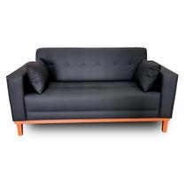 Sofá Gianni Tecido Acquablock Pé Base Madeira 160cm