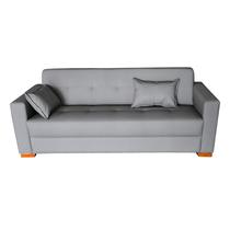 Sofá Gianni Tecido Acquablock Pé Cantoneira Claro 200cm