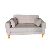 Sofá Gianni Tecido Acquablock Pé Trapézio Claro 140cm Sofá Gianni Tecido Acquablock Pé Trapézio Claro 140cm