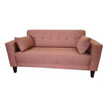 Sofá Gianni Tecido Linho Pés Trapézio 2 lugares 160cm