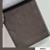 Sofá Gianni Tecido Suede Pé Trapézio Escuro 200cm