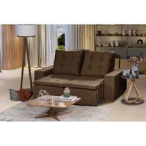 Sofá Goiás Modular 3 Lugares 1.90 MT com Molas Bonnel Retrátil e Reclinável Veludo Nobre Sofatec