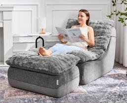 Sofá Hobestluk Chaise com Descanso para os Pés Sofá Hobestluk Chaise com Descanso para os Pés