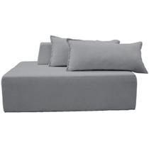 Sofa Ilha Caribe Modular Para Sala de Estar Bouclé Sofa Ilha Caribe Modular Para Sala de Estar Bouclé