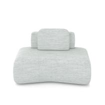 Sofá Ilha Sala de Estar Dakota 174cm Modulado Encosto Almofada Solta Linho Cinza G33 - Gran Belo Sofá Ilha Sala de Estar Dakota 174cm Modulado Encosto Almofada Solta Linho Cinza G33 - Gran Belo
