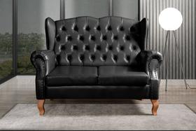 Sofá Imperador Namoradeira Chesterfield Retrô Colonial Sofá Imperador Namoradeira Chesterfield Retrô Colonial