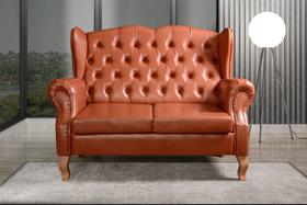Sofá Imperador Namoradeira Chesterfield Retrô Colonial Sofá Imperador Namoradeira Chesterfield Retrô Colonial