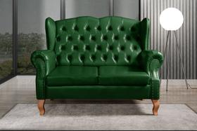 Sofá Imperador Namoradeira Chesterfield Retrô Colonial Sofá Imperador Namoradeira Chesterfield Retrô Colonial