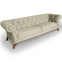 Sofá Império 02 Lugares 180cm Veludo Creme - Nexta Casa