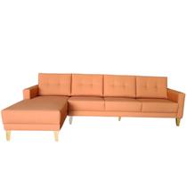 Sofá Impermeável Chaise Hugo 2,70mts Pé Trapézio