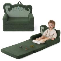 Sofá Infantil Blissful Diary 2 em 1 - Macio com Desenho de Dinossauro