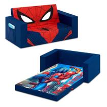 Sofá infantil Delta Cozee Spider-Man Flip-Out conversível