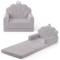 Sofá infantil dobrável Blissful Diary 2 em 1, cadeira e cama confortáveis