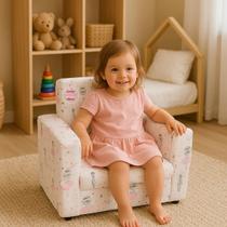 Sofá Infantil Mini Poltrona Personalizada Para Meninos e Meninas