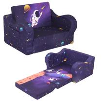 Sofá infantil MOMCAYWEX 2 em 1 Astronaut Convertible Bed