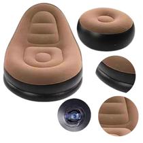 Sofa Inflavel Poltrona Ultra Lounge Anatomico Com Puff - Multipart