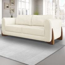 Sofá Jobim 250cm 3 Lugares Linho Rustico Natural Sofá Jobim 250cm 3 Lugares Linho Rustico Natural