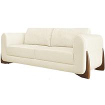 Sofa Jolie 2 Lugares 160cm Pes Boomerang Linho 211 Perola Ezz