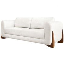 Sofa Jolie 2 Lugares 180cm Pes Boomerang Linho Boucle 3300 Ezz Sofa Jolie 2 Lugares 180cm Pes Boomerang Linho Boucle 3300 Ezz