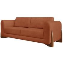 Sofa Jolie 2 Lugares 180cm Pes Boomerang Linho Boucle 3303 Ezz