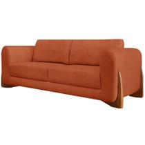 Sofa Jolie 3 Lugares 220cm Pes Boomerang Linho Boucle 3303 Ezz 3303 Sofa Jolie 3 Lugares 220cm Pes Boomerang Linho Boucle 3303 Ezz 3303