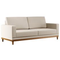 Sofá Kayrós 145cm 2 Lugares D05 Linho Bege - Mpozenato