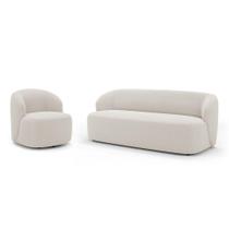 Sofá Leez 3 Lugares 205CM Off White Abmaza Sofá Leez 3 Lugares 205CM Off White Abmaza