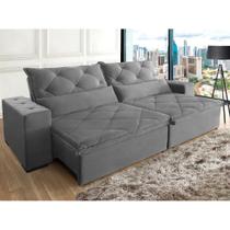 Sofá Lisboa 2,30 mts Pluma Cinza Sofá Lisboa 2,30 mts Pluma Cinza