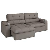 Sofá Liverpool Slim 4 Lugares Retrátil Reclinável Sofá Liverpool Slim 4 Lugares Retrátil Reclinável