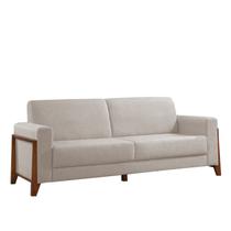 Sofá Living 03 Lugares 2,08m Ouro Preto