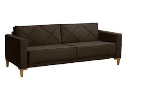 Sofa + Living 1,80m 3Lugares Tucson Marrom REC ESTOFADOS
