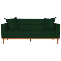 Sofá Living 2 Lugares 200cm Viena Sala de Estar Recepção Suede Verde - INCASA DECOR