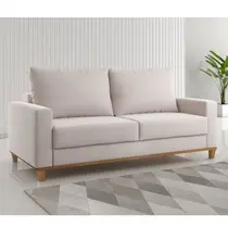 Sofá Living 3 Lugares 1,8m Linho Lívia
