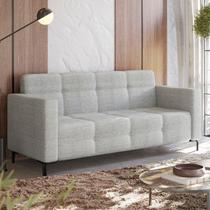 Sofá Living 3 Lugares 200cm Belize Espresso Móveis Sofá Living 3 Lugares 200cm Belize Espresso Móveis