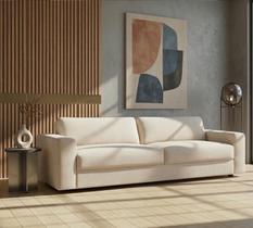 Sofá Living 3 Lugares 210 Living Contemporâneo Sofá Living 3 Lugares 210 Living Contemporâneo