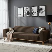 Sofá Living Átila 2,30m. Design Retrô.