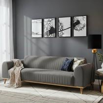 Sofá Living Átila 2,50m. Design Retrô.