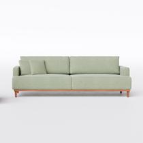 Sofá Living Doha 2,28m em Linho Columbia Premium Verde Militar - Home Mobily Sofá Living Doha 2,28m em Linho Columbia Premium Verde Militar - Home Mobily