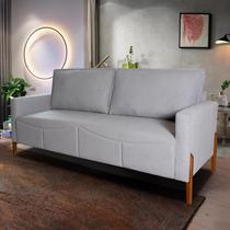 Sofá Living Florença 2,10m Bouclê Cinza - King House