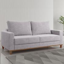 Sofá Living Gilbran 3 Lugares Linhão Juta - Vian