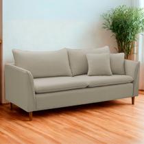 Sofá Living Kassia 2 Lugares 2,04m Veludo Cores LansofBr