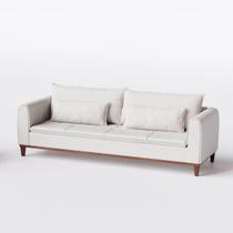 Sofá Living Lisboa 2,30m em Linho Algodão Lapidado - Home Mobily Sofá Living Lisboa 2,30m em Linho Algodão Lapidado - Home Mobily