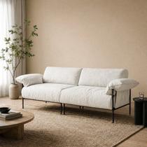 Sofá Living Modular 240cm Base Metálica Basileia Yescasa Sofá Living Modular 240cm Base Metálica Basileia Yescasa
