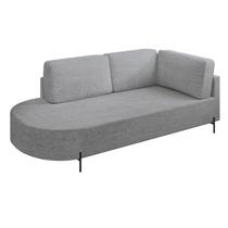 Sofá Living Orgânico 2 Lugares 165cm Base de Ferro Braço Direito Norten